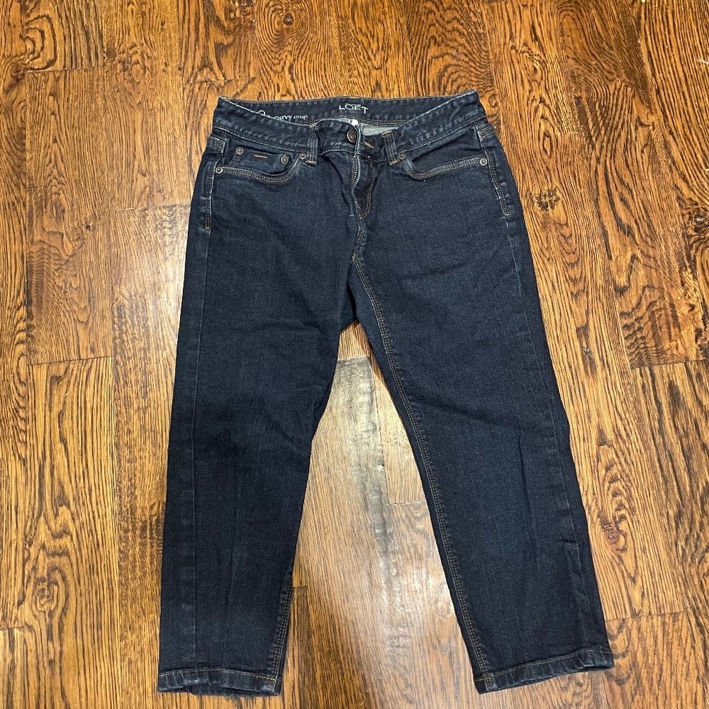 Ann Taylor Curvy cropped jeans